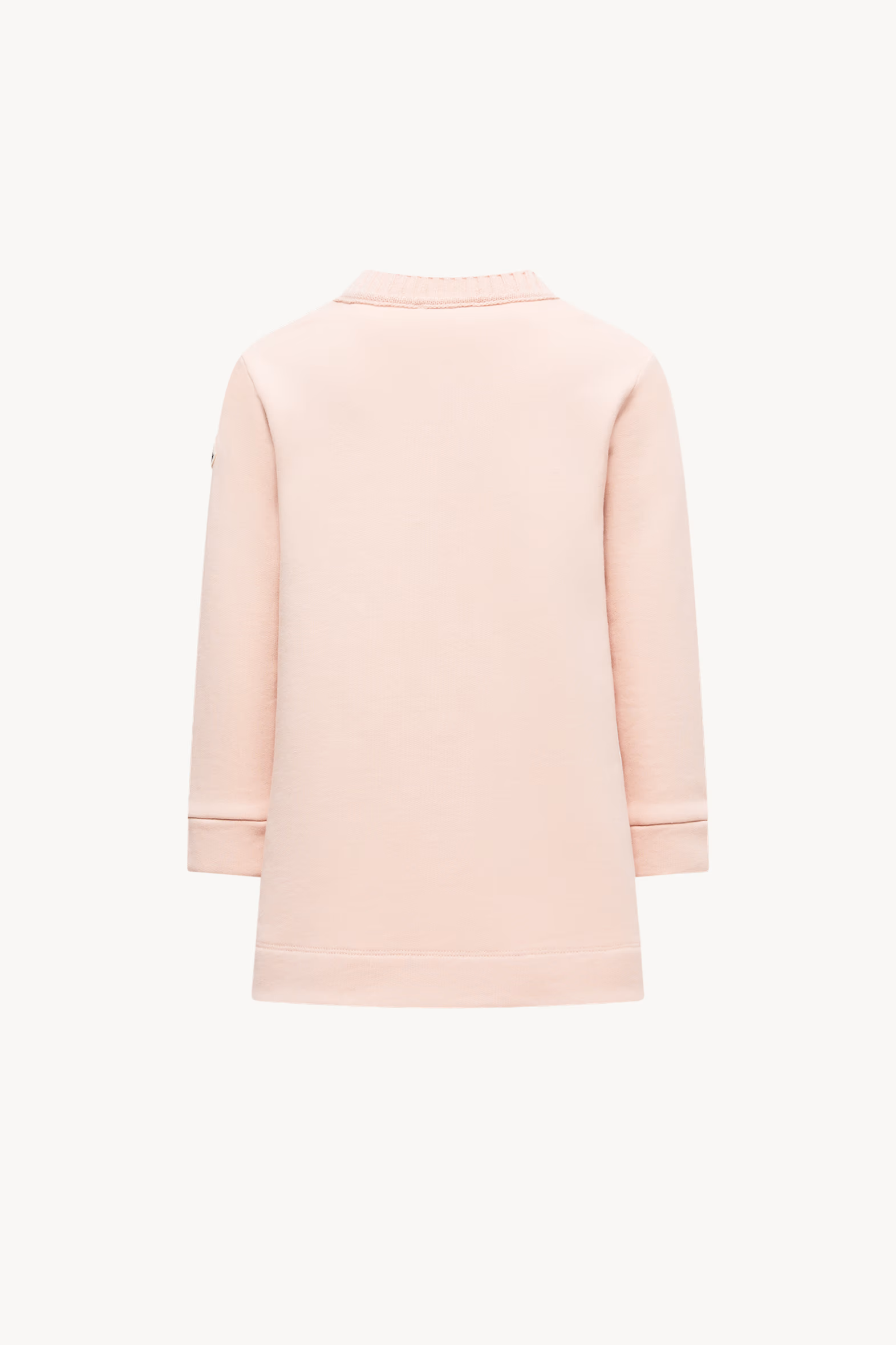 Cotton Sweatshirt Dress Girl Light Pink Moncler 4